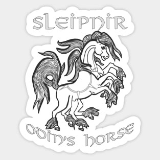 Odin's horse Sleipnir-VIKING t-shirt Sticker